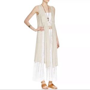 Free People Knit Maxi Vest